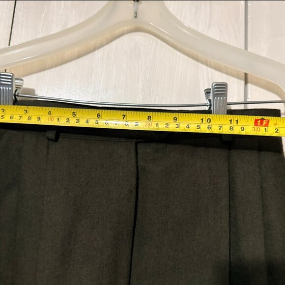 Ralph Lauren Wool Slacks Pants Dark Green - Picture 4 of 8